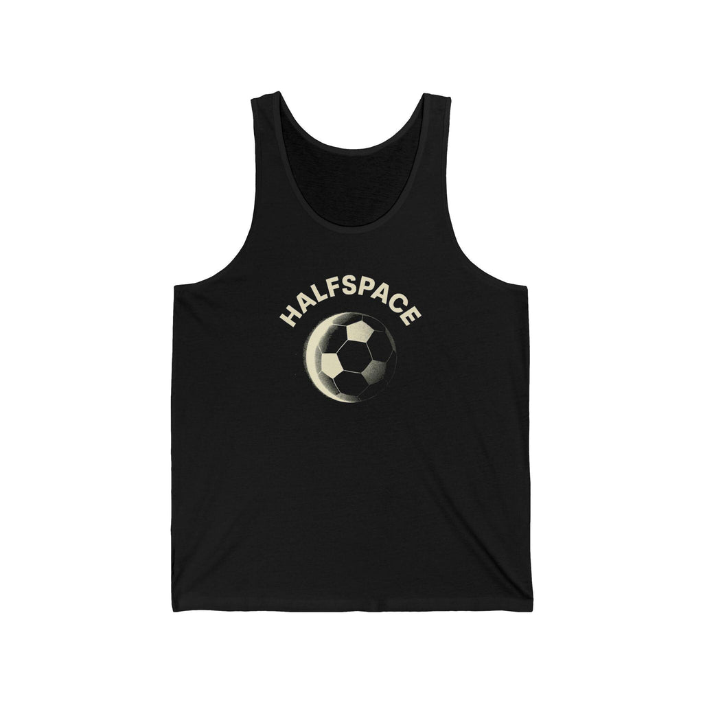 Halfspace Soccer Ball tank top | Soccer graphic, vintage moon design
