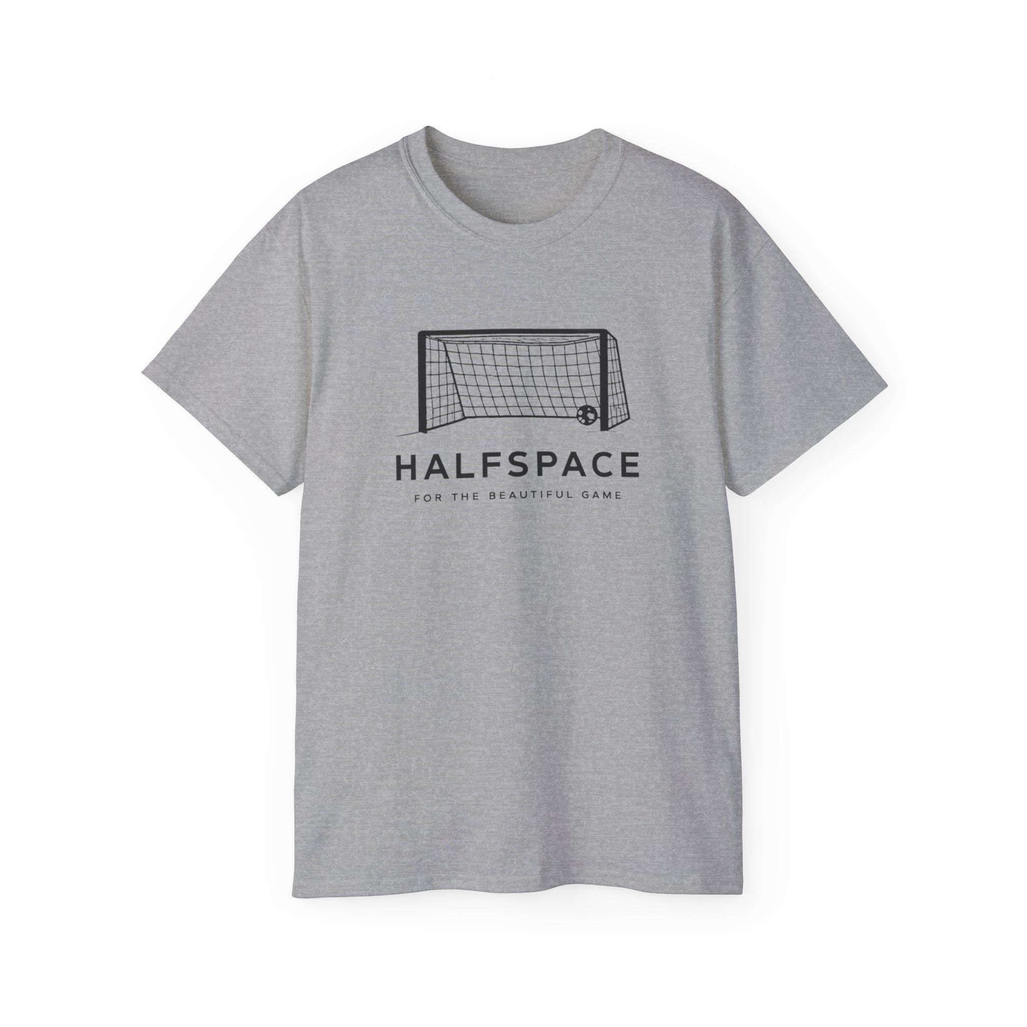 Halfspace Soccer Goal T-Shirt | Minimal Soccer Net Design