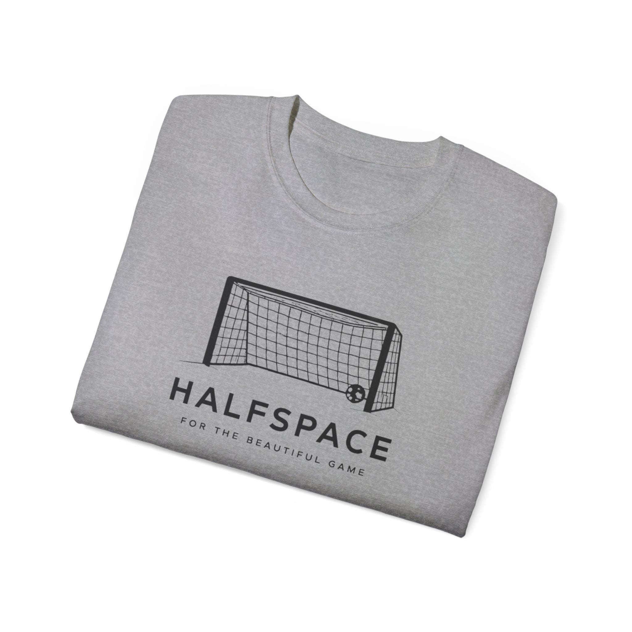 Halfspace Soccer Goal T-Shirt | Minimal Soccer Net Design