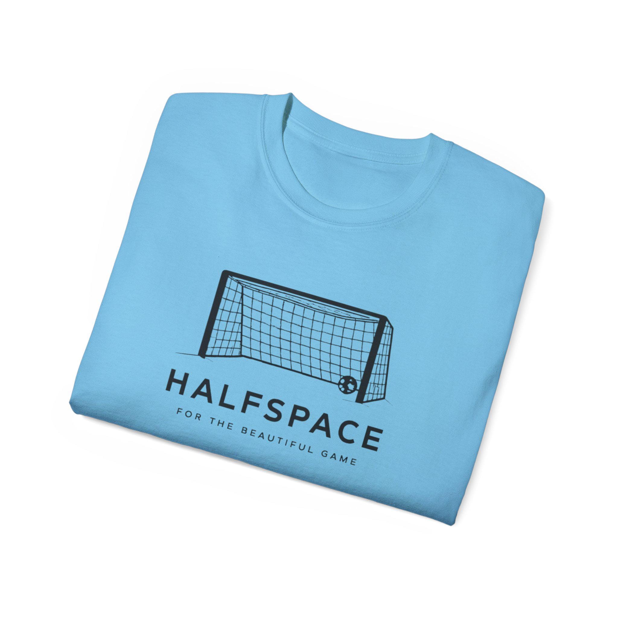 Halfspace Soccer Goal T-Shirt | Minimal Soccer Net Design