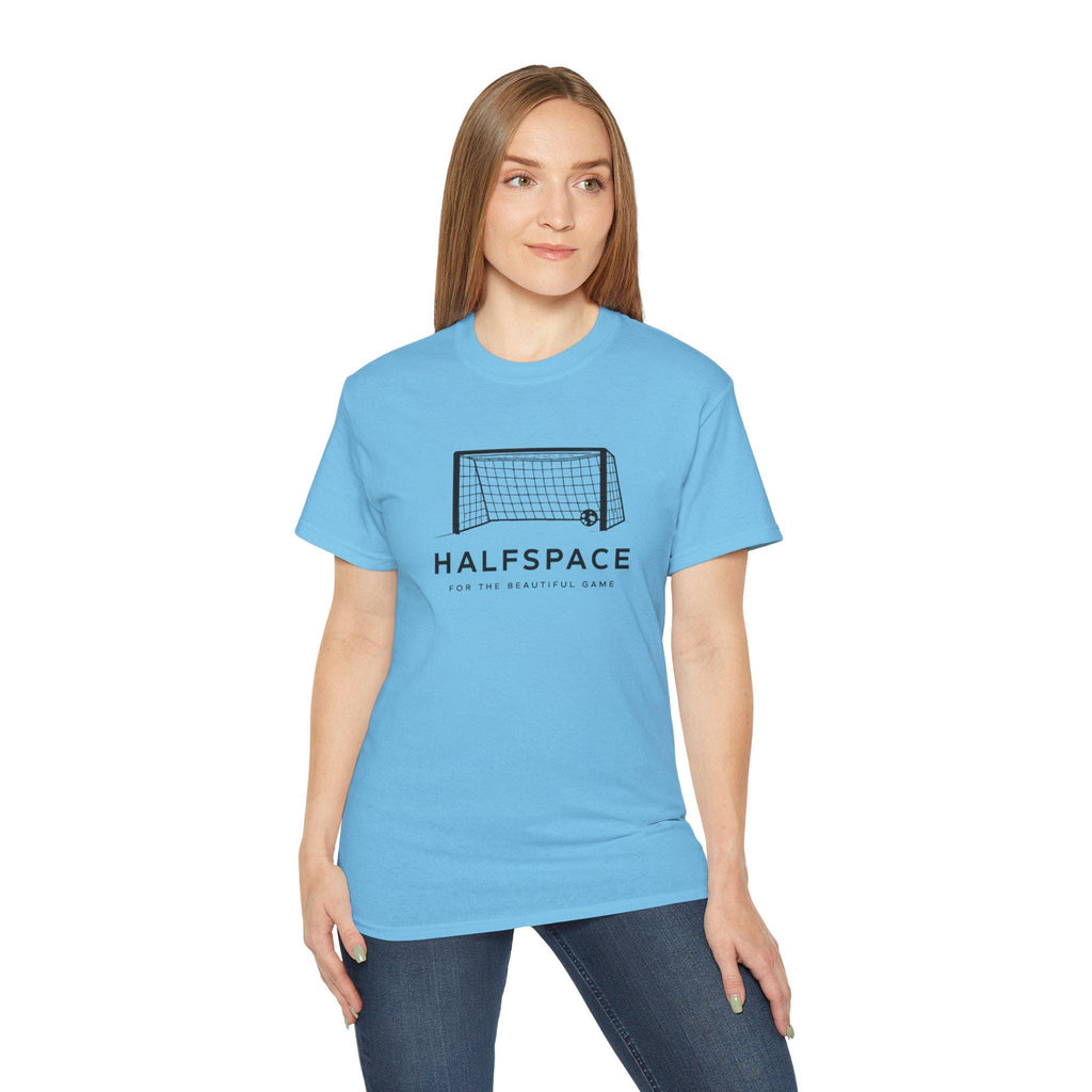 Halfspace Soccer Goal T-Shirt | Minimal Soccer Net Design