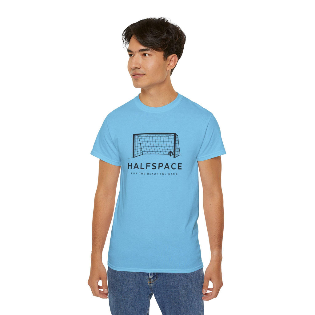 Halfspace Soccer Goal T-Shirt | Minimal Soccer Net Design