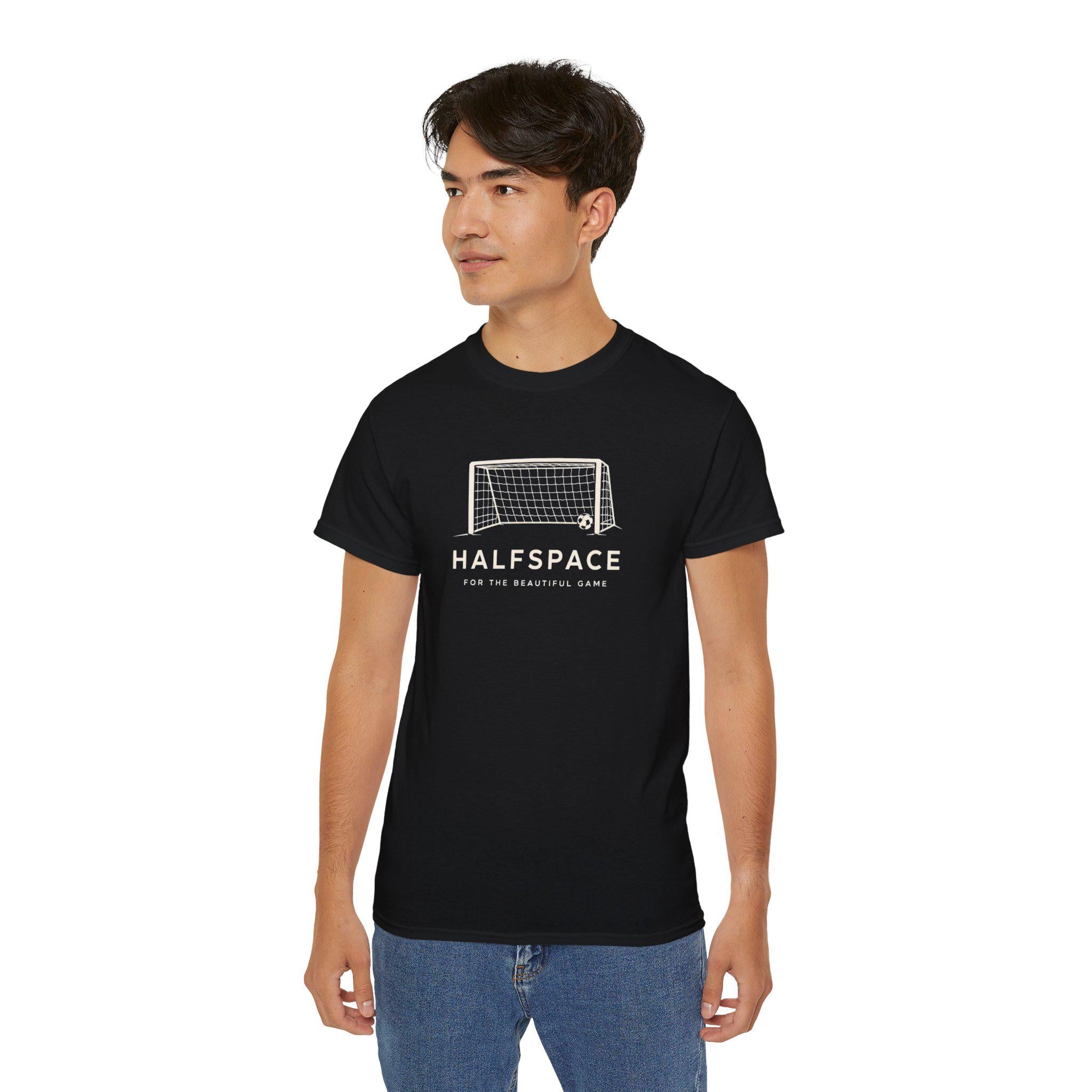 Halfspace Soccer Goal Tee | Minimalist Football Net Design