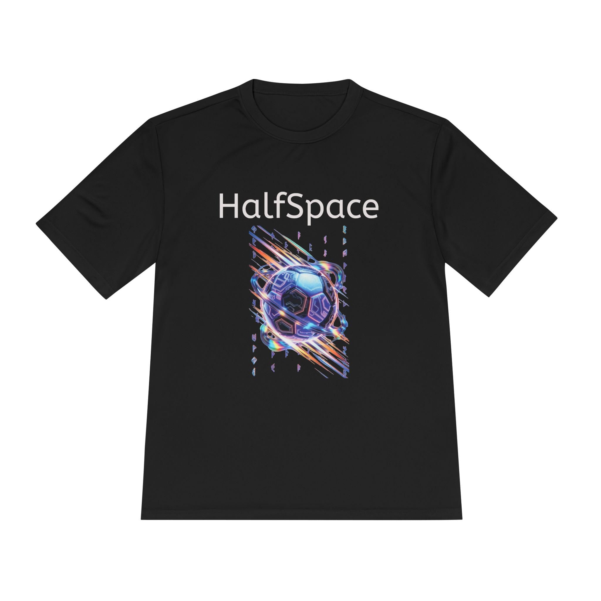 HalfSpace cosmic soccer ball shirt | Space graphic tee