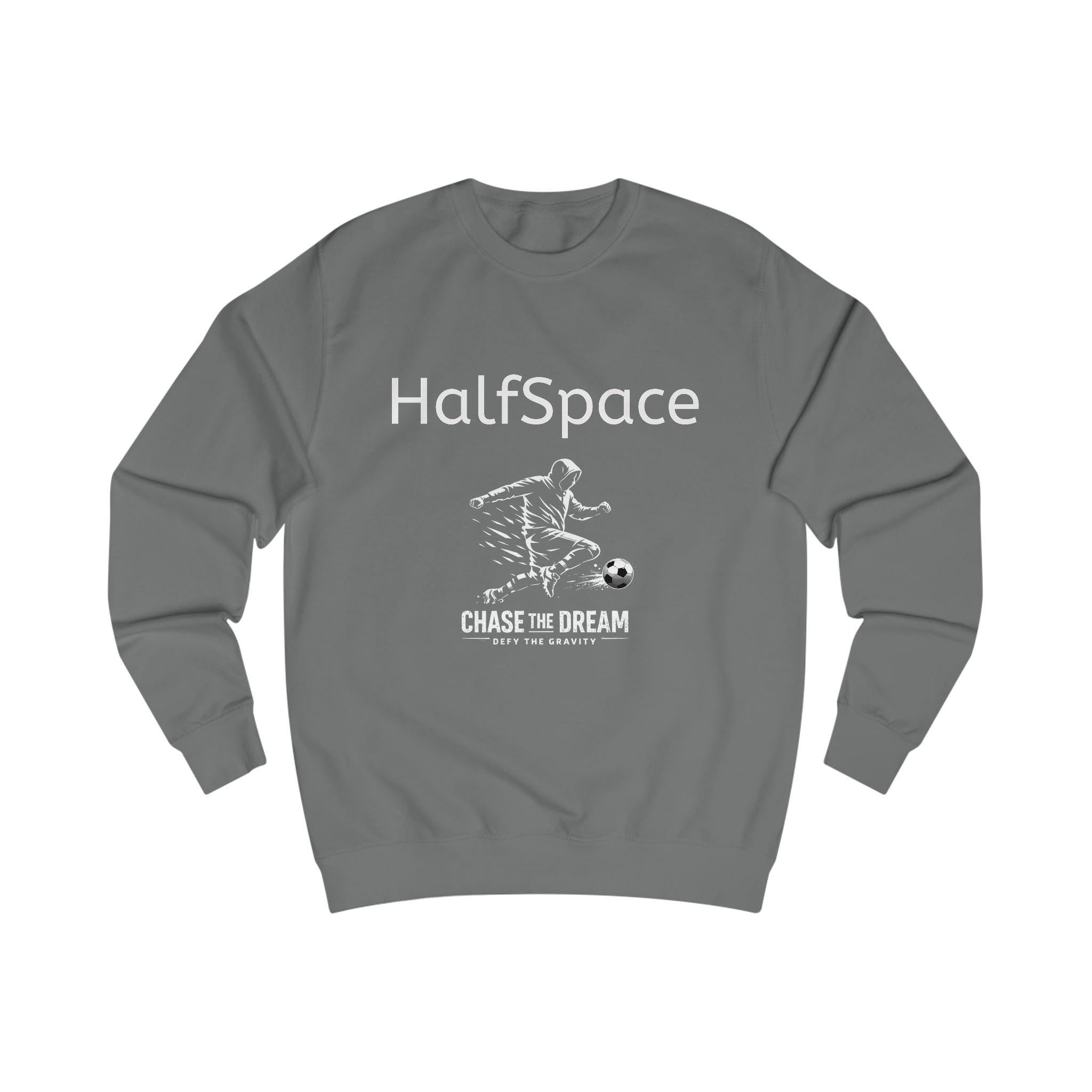 Chase The Dream Soccer Player Sweatshirt | Soccer Graphic, Sportswear | HalfSpace Studio Branding | Streetwear