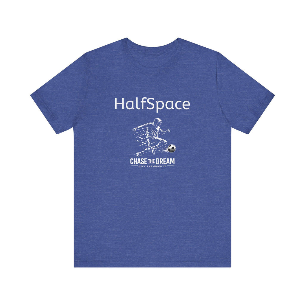 HalfSpace Soccer Player Tee | Minimal Streetwear, Chase the Dream Graphic