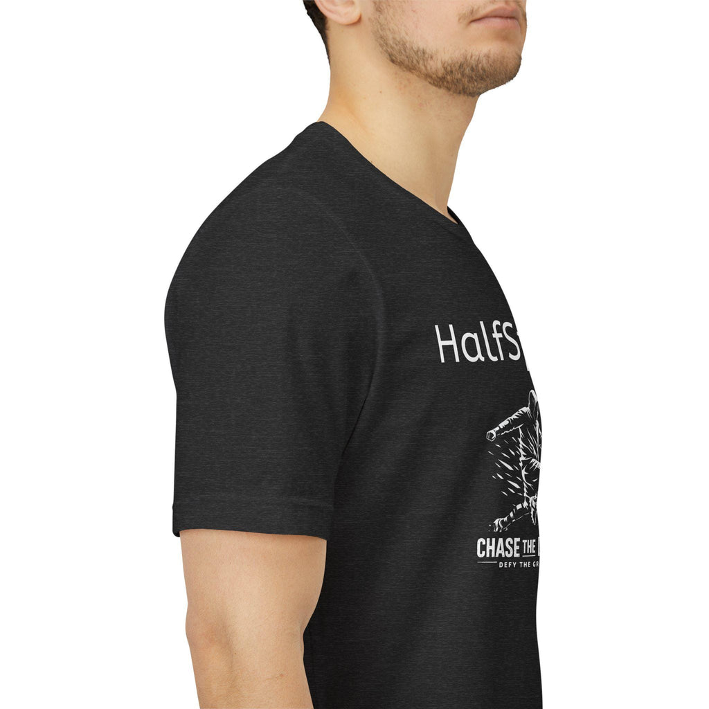 HalfSpace Soccer Player Tee | Minimal Streetwear, Chase the Dream Graphic