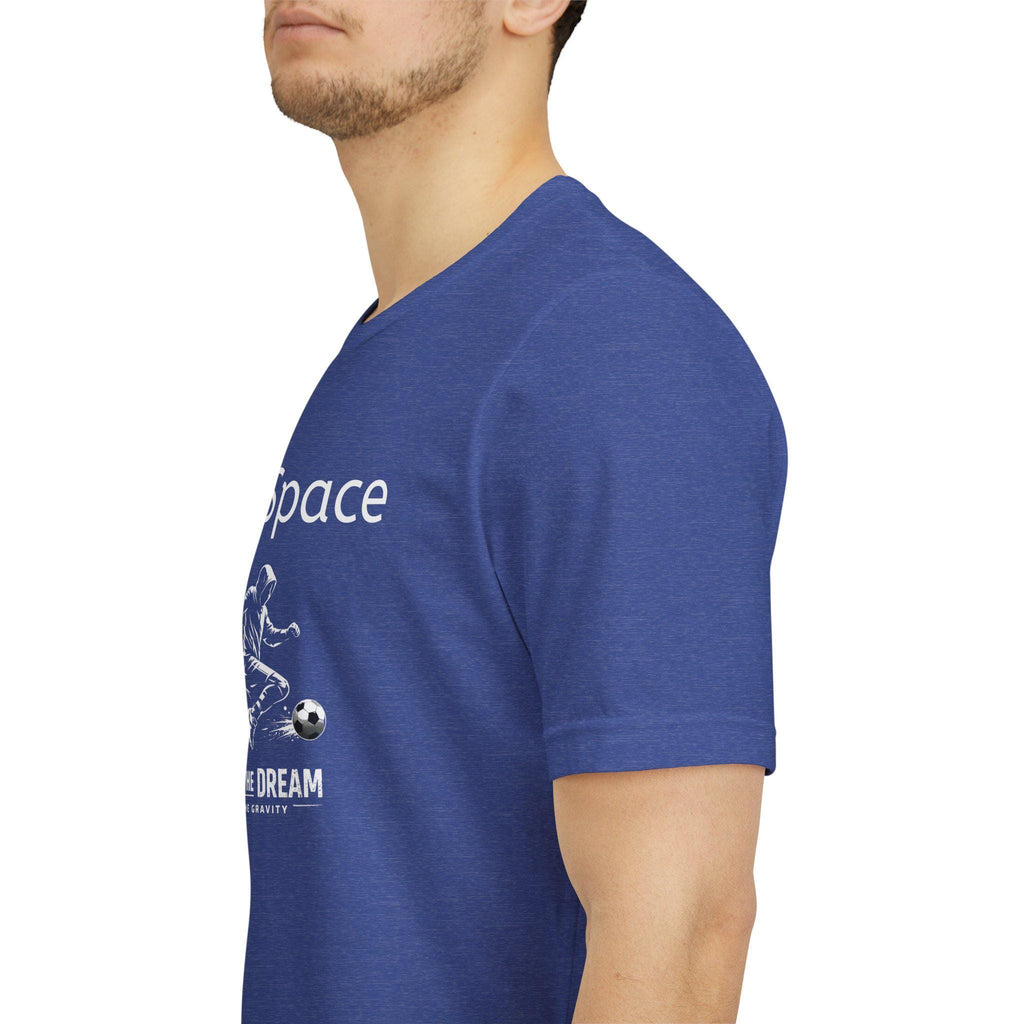 HalfSpace Soccer Player Tee | Minimal Streetwear, Chase the Dream Graphic