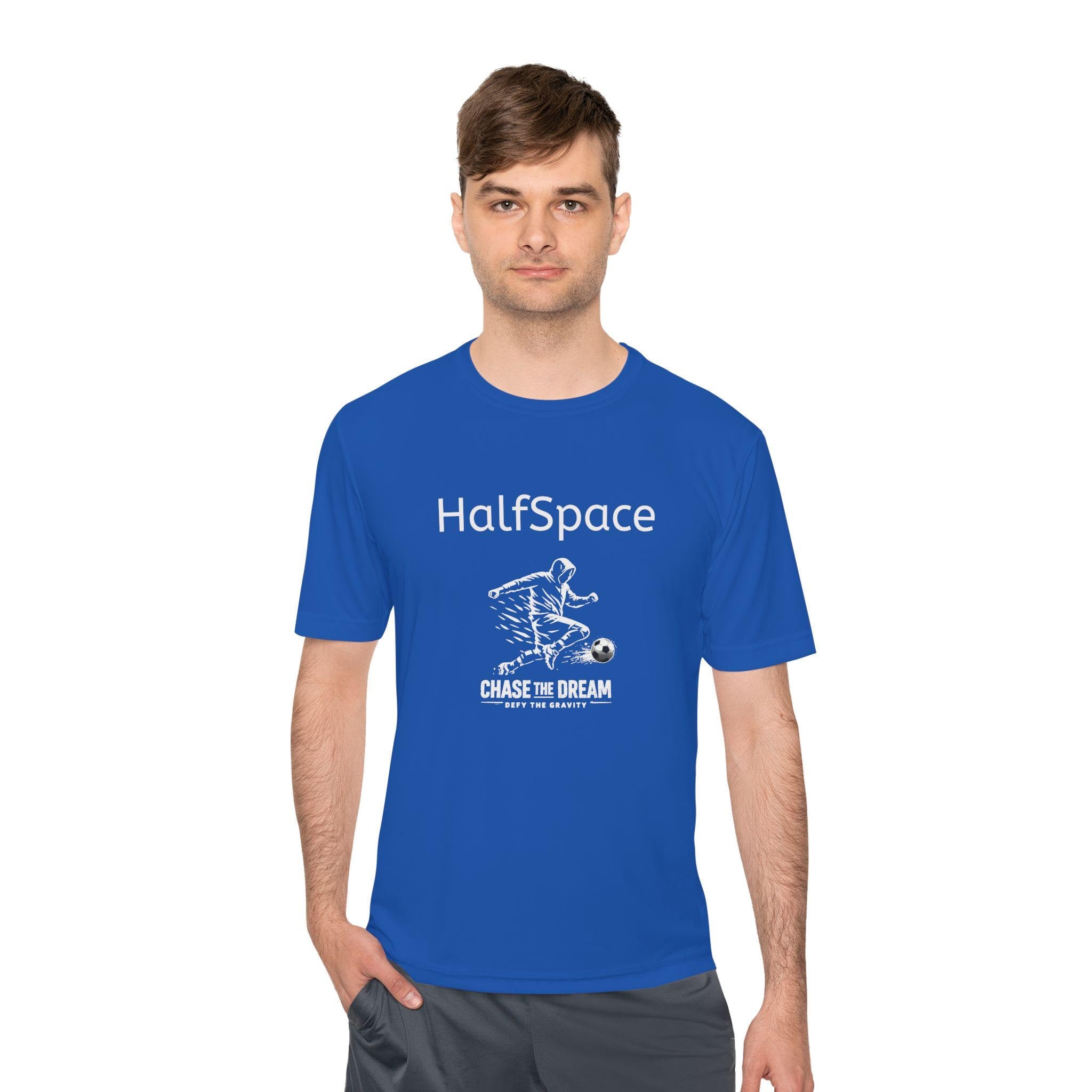 HalfSpace Soccer T-Shirt | Chase the Dream Graphic Print, Athletic Wear