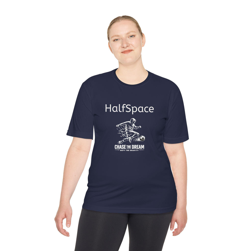 HalfSpace Soccer T-Shirt | Chase the Dream Graphic Print, Athletic Wear