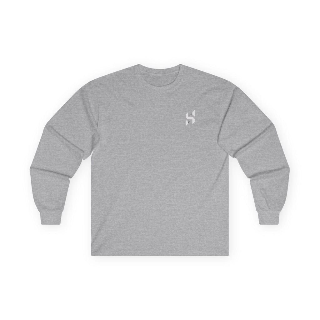 Minimal Long Sleeve Tee | Small Chest Graphic | Streetwear | HalfSpace Studio Branding | Minimal Design