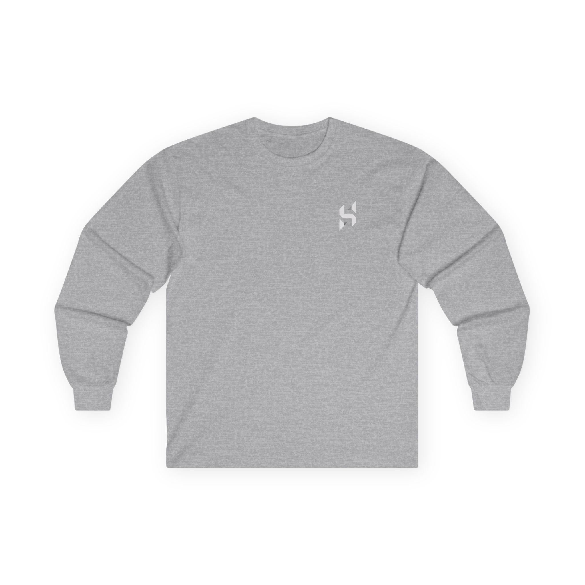 Minimal Long Sleeve Tee | Small Chest Graphic | Streetwear | HalfSpace Studio Branding | Minimal Design