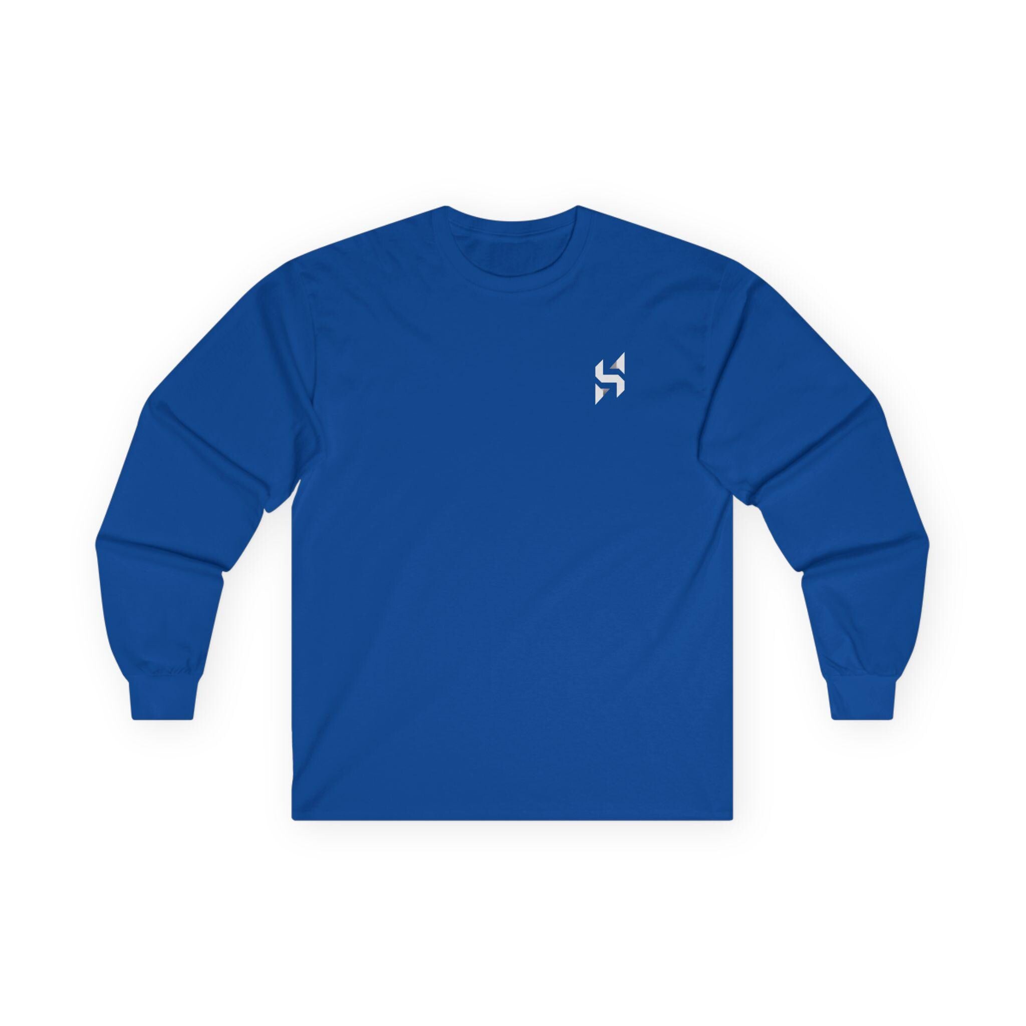 Minimal Long Sleeve Tee | Small Chest Graphic | Streetwear | HalfSpace Studio Branding | Minimal Design