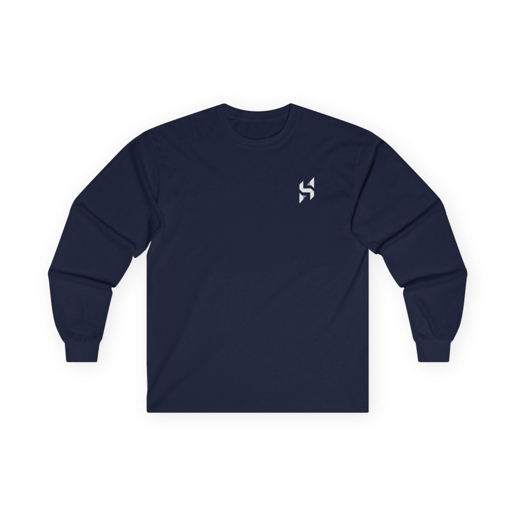 Minimal Long Sleeve Tee | Small Chest Graphic | Streetwear | HalfSpace Studio Branding | Minimal Design