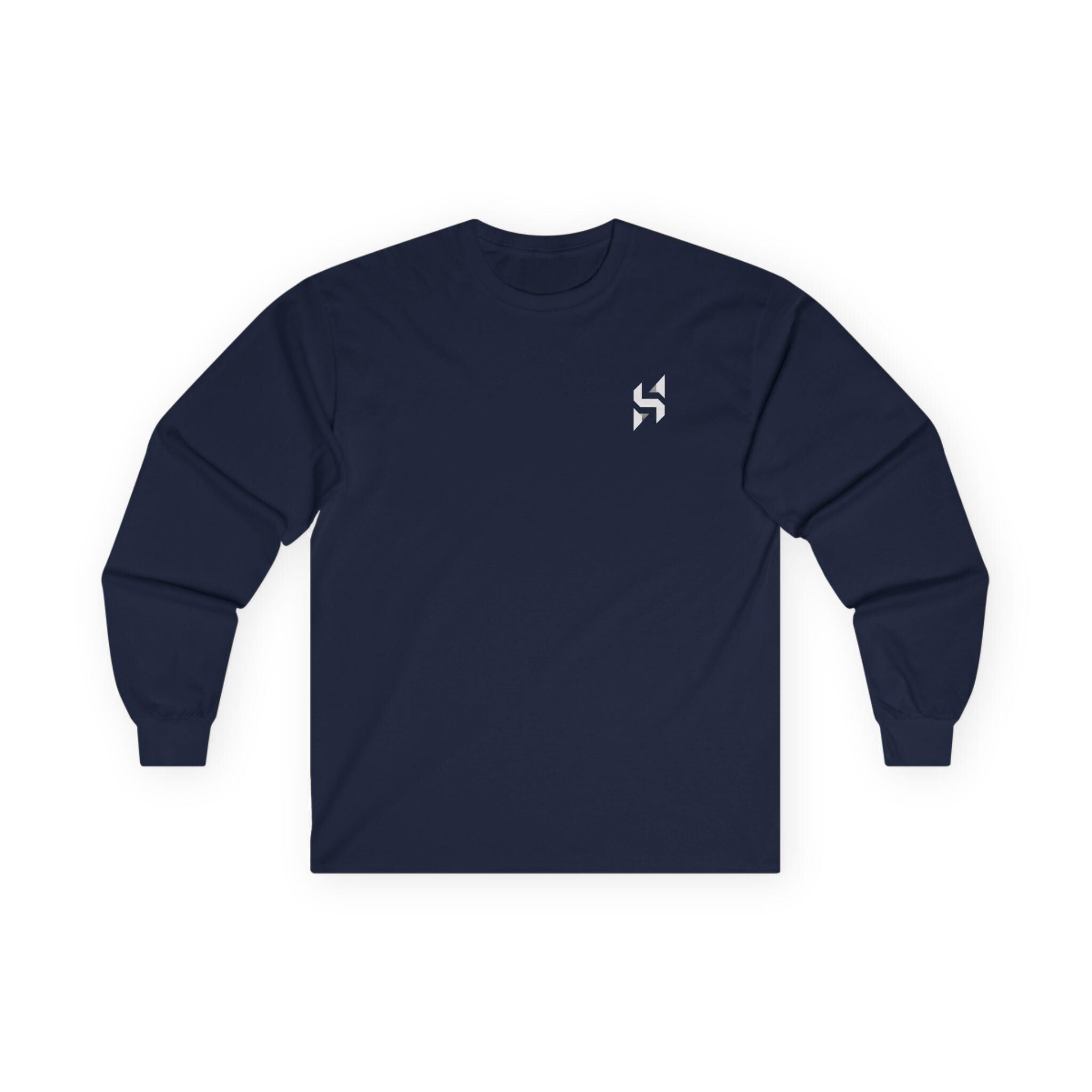 Minimal Long Sleeve Tee | Small Chest Graphic | Streetwear | HalfSpace Studio Branding | Minimal Design