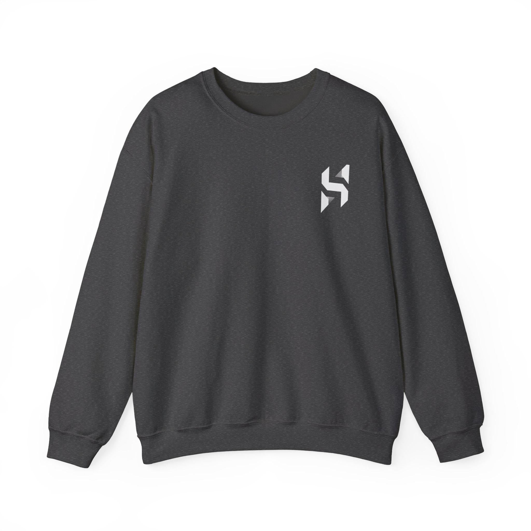 Abstract Geometric Logo Sweatshirt | Minimal Chest Emblem | Streetwear | HalfSpace Studio Branding