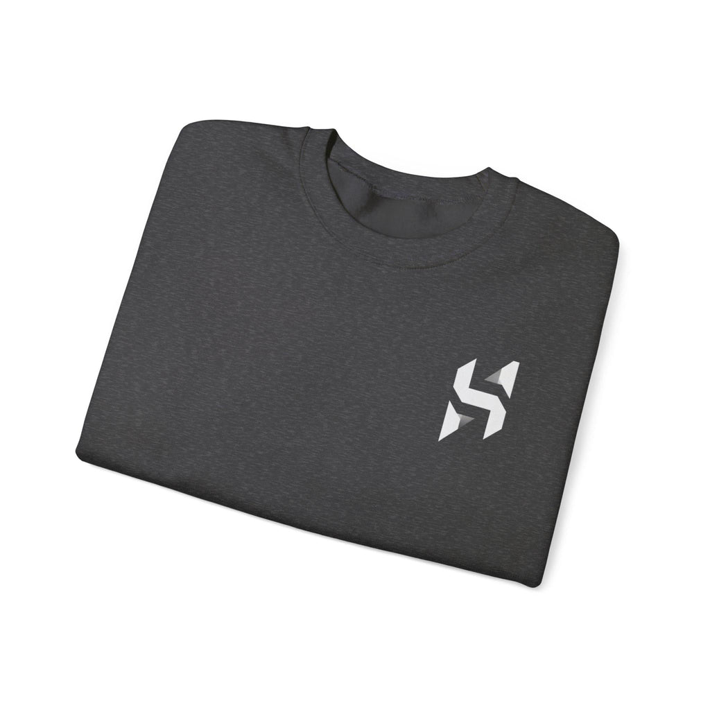 Abstract Geometric Logo Sweatshirt | Minimal Chest Emblem | Streetwear | HalfSpace Studio Branding