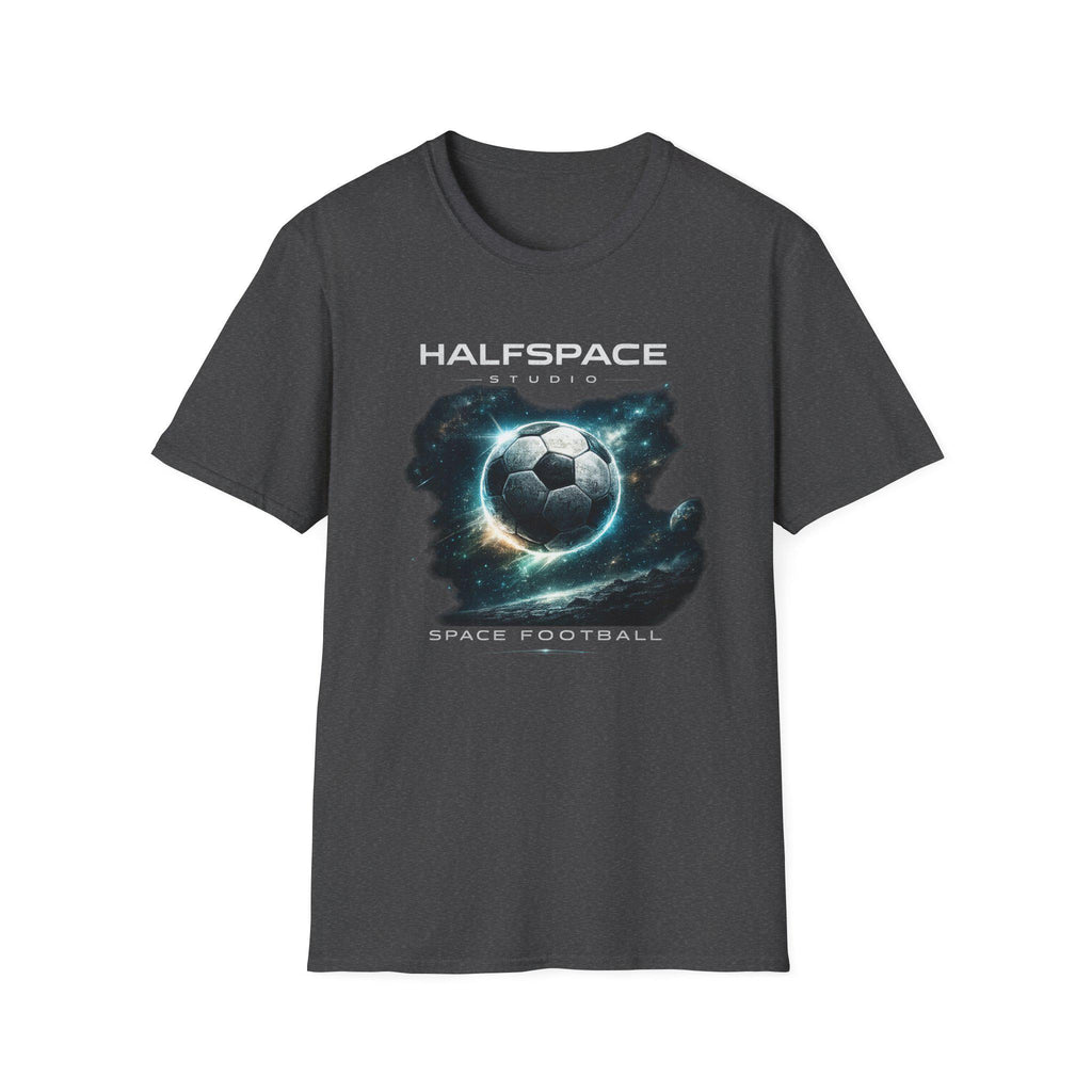 Space Football T Shirt | Cosmic Soccer Graphic Tee | Sci Fi Streetwear Top