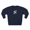 Geometric Monogram Crewneck Sweatshirt | Minimalist Streetwear Logo