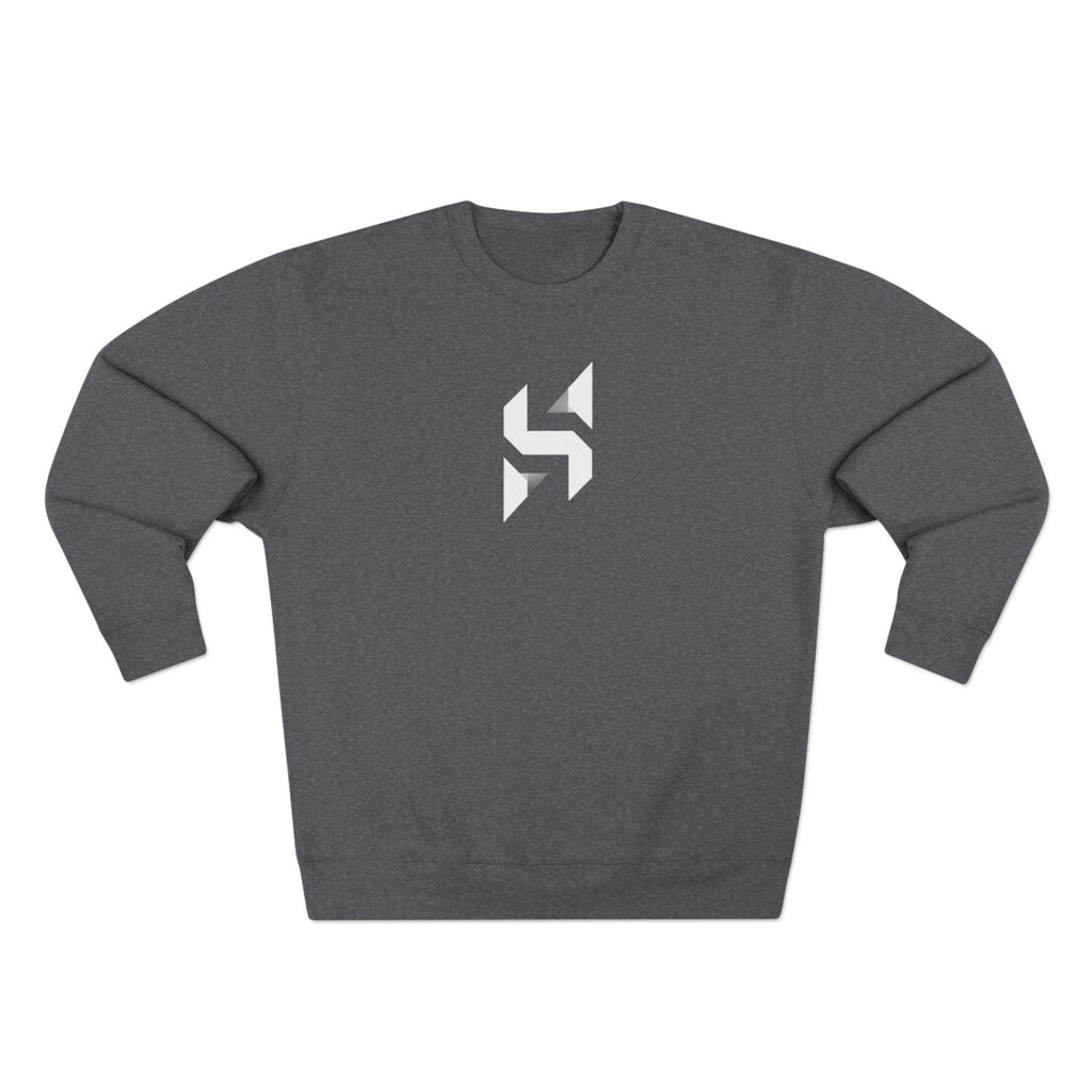 Geometric Monogram Crewneck Sweatshirt | Minimalist Streetwear Logo