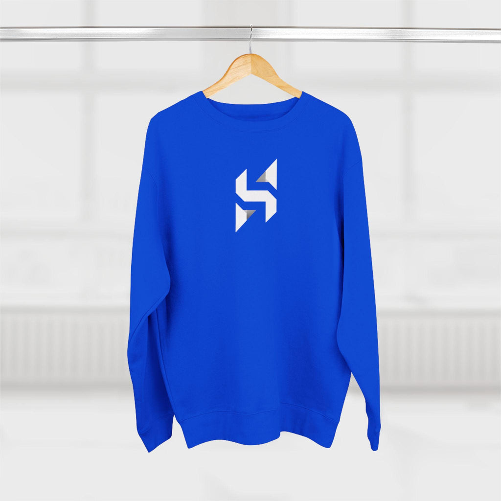 Geometric Monogram Crewneck Sweatshirt | Minimalist Streetwear Logo