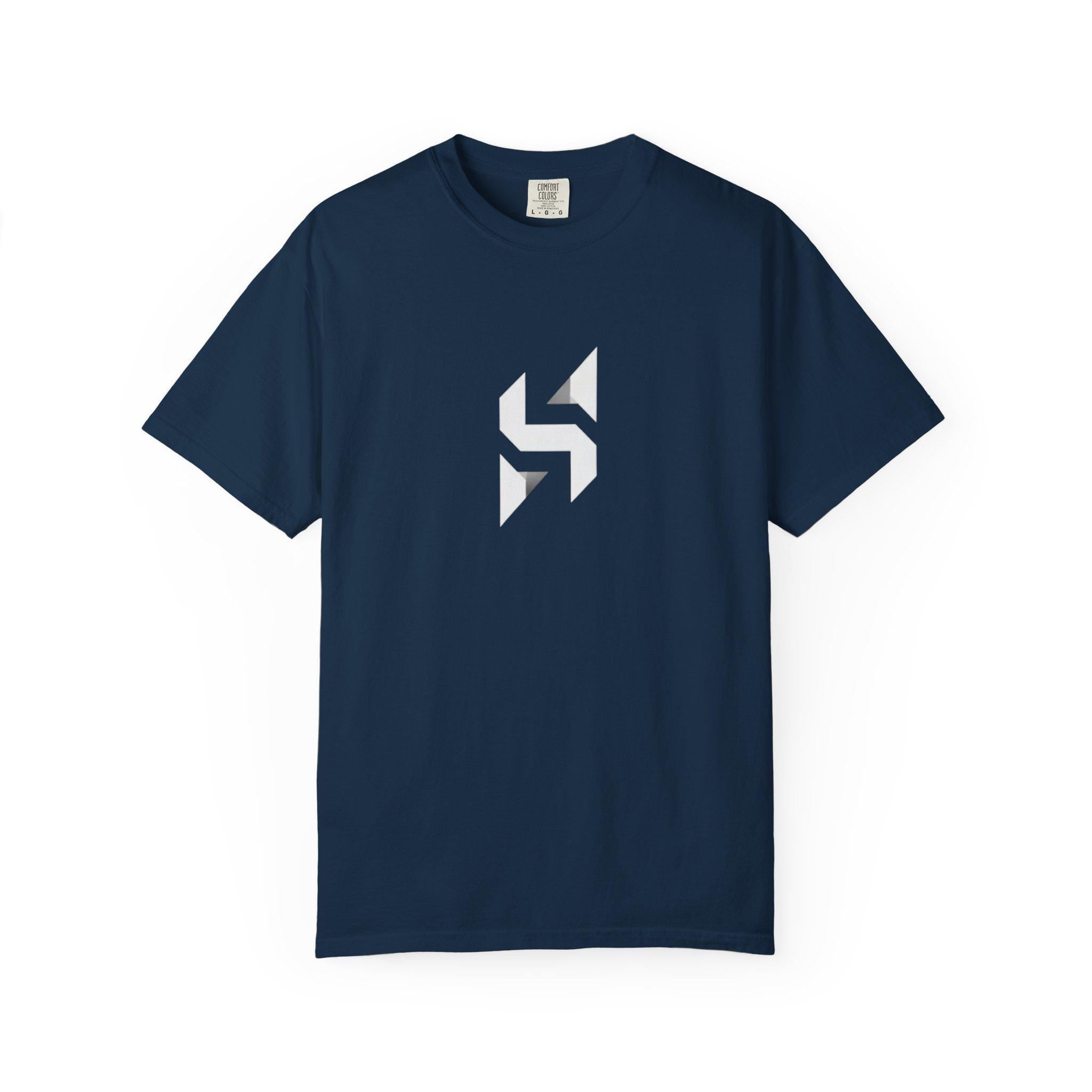Geometric Monogram T-Shirt | Minimal Abstract Graphic Tee | Streetwear