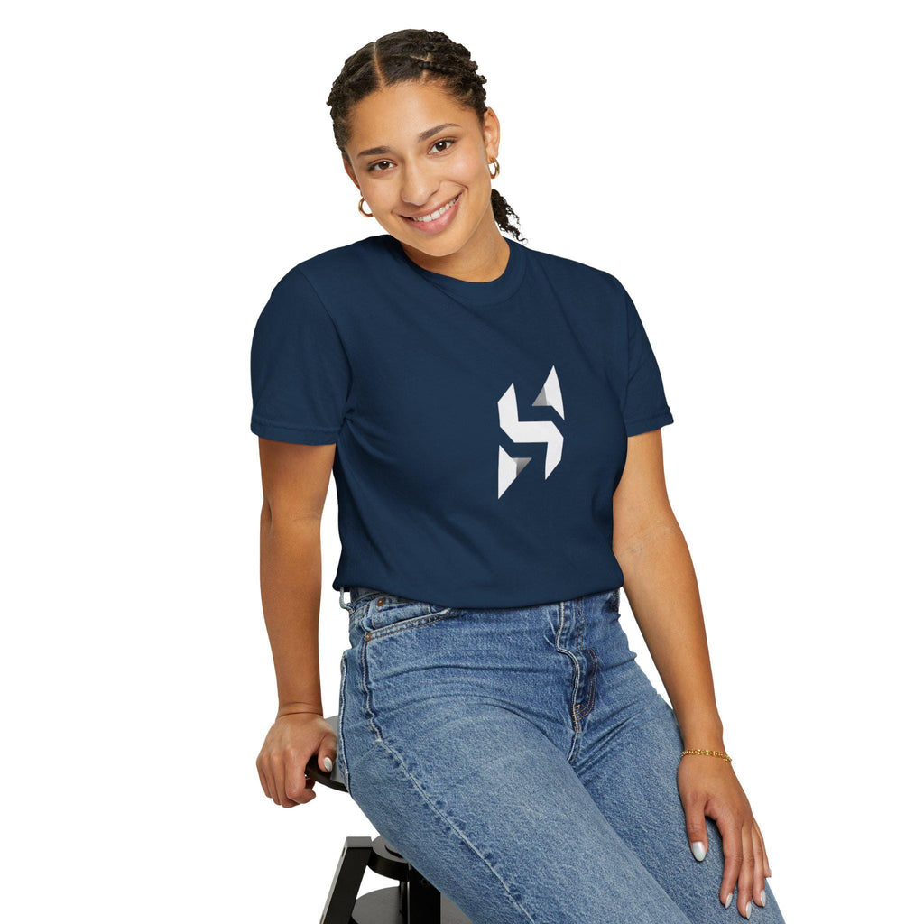Geometric Monogram T-Shirt | Minimal Abstract Graphic Tee | Streetwear