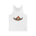 Flaming Winged Soccer Ball Tank Top | Minimal Streetwear Graphic Tee