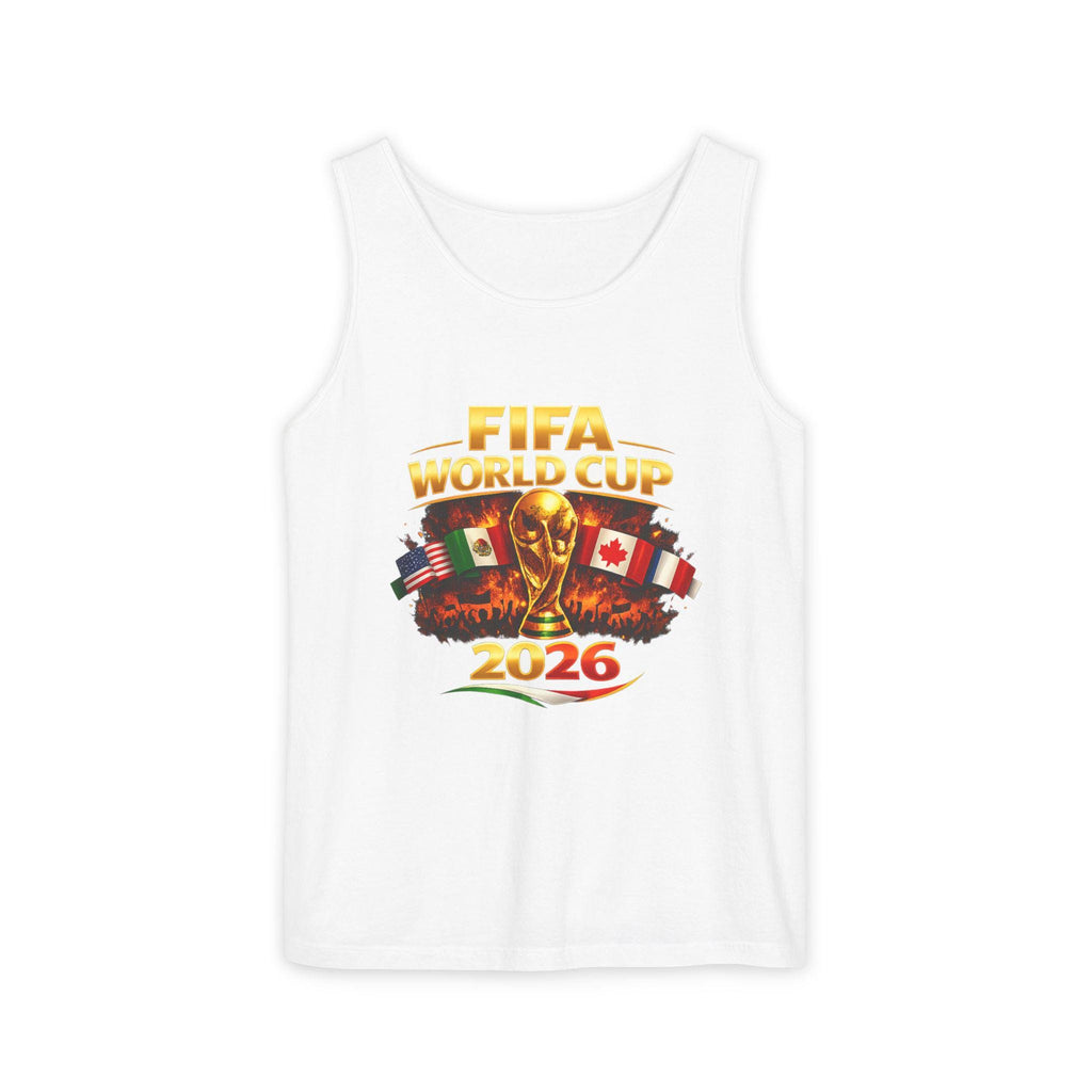 FIFA World Cup 2026 Tank Top | Tournament Trophy with Flags | Minimal Streetwear