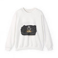 Silhouette Portal Walk, Sweatshirt | Lone Figure, Night Sky, Glowing Circle xFootball-HalfSpace Studio.