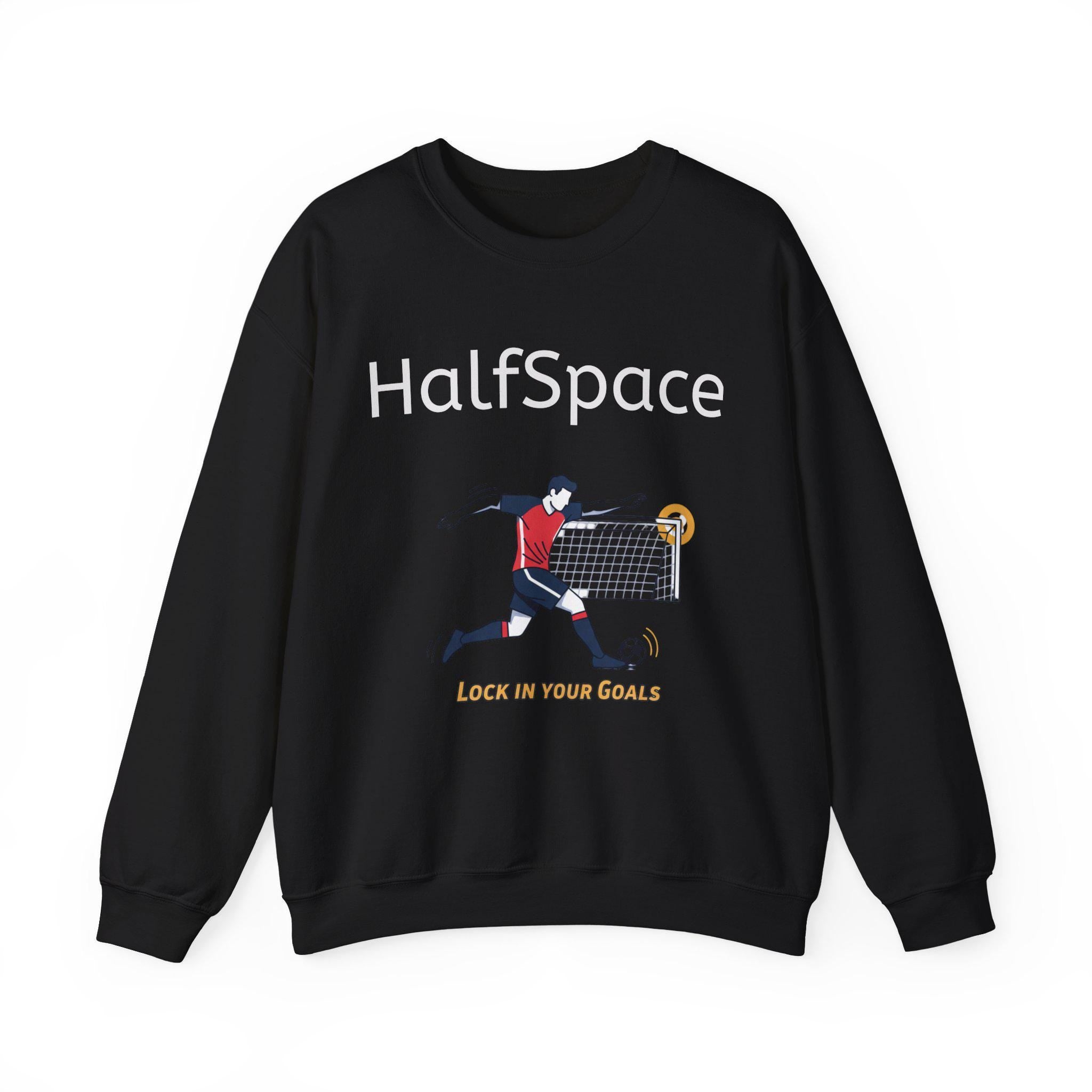 HalfSpace Soccer Player Lock In Your Goals Sweatshirt | Soccer Graphic Crewneck