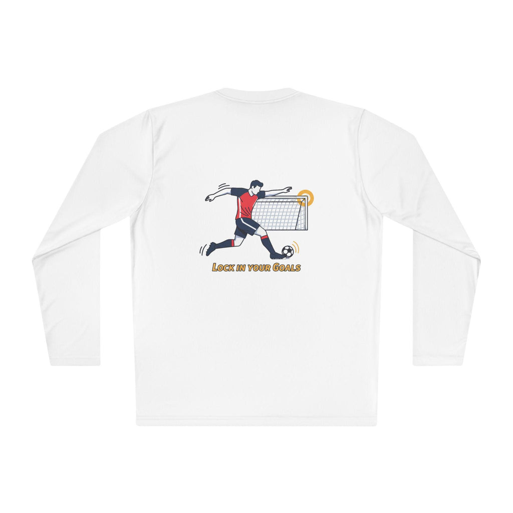 Halfspace Soccer Player Graphic Long Sleeve Tee | Score in Your Goals