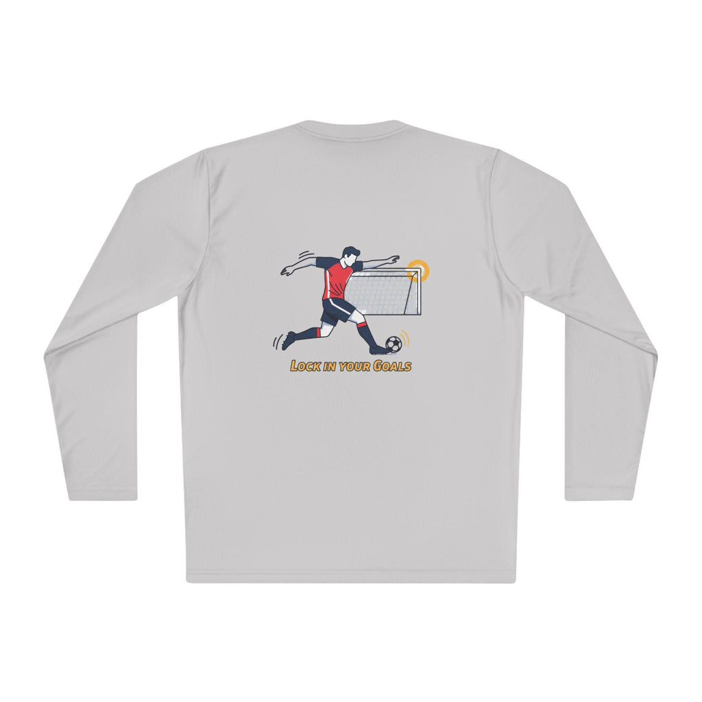 Halfspace Soccer Player Graphic Long Sleeve Tee | Score in Your Goals