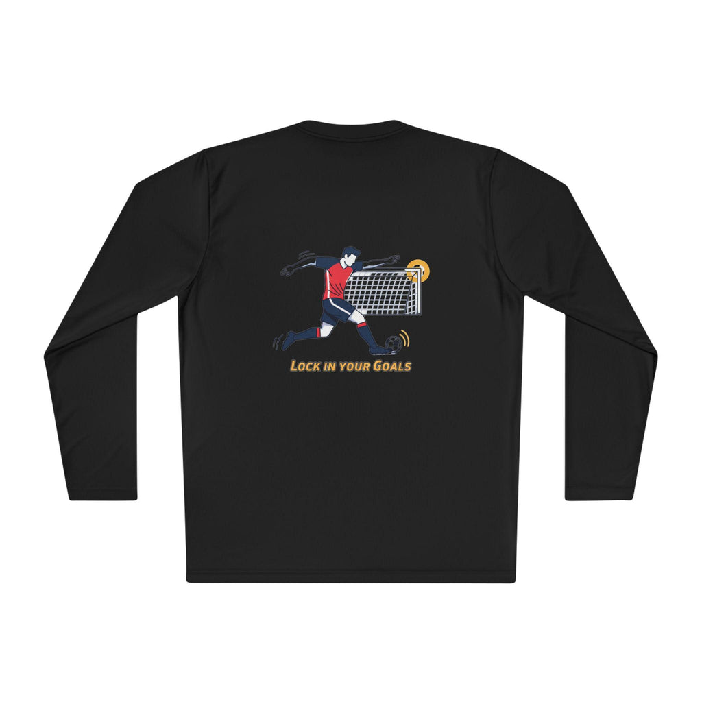 Halfspace Soccer Player Graphic Long Sleeve Tee | Score in Your Goals
