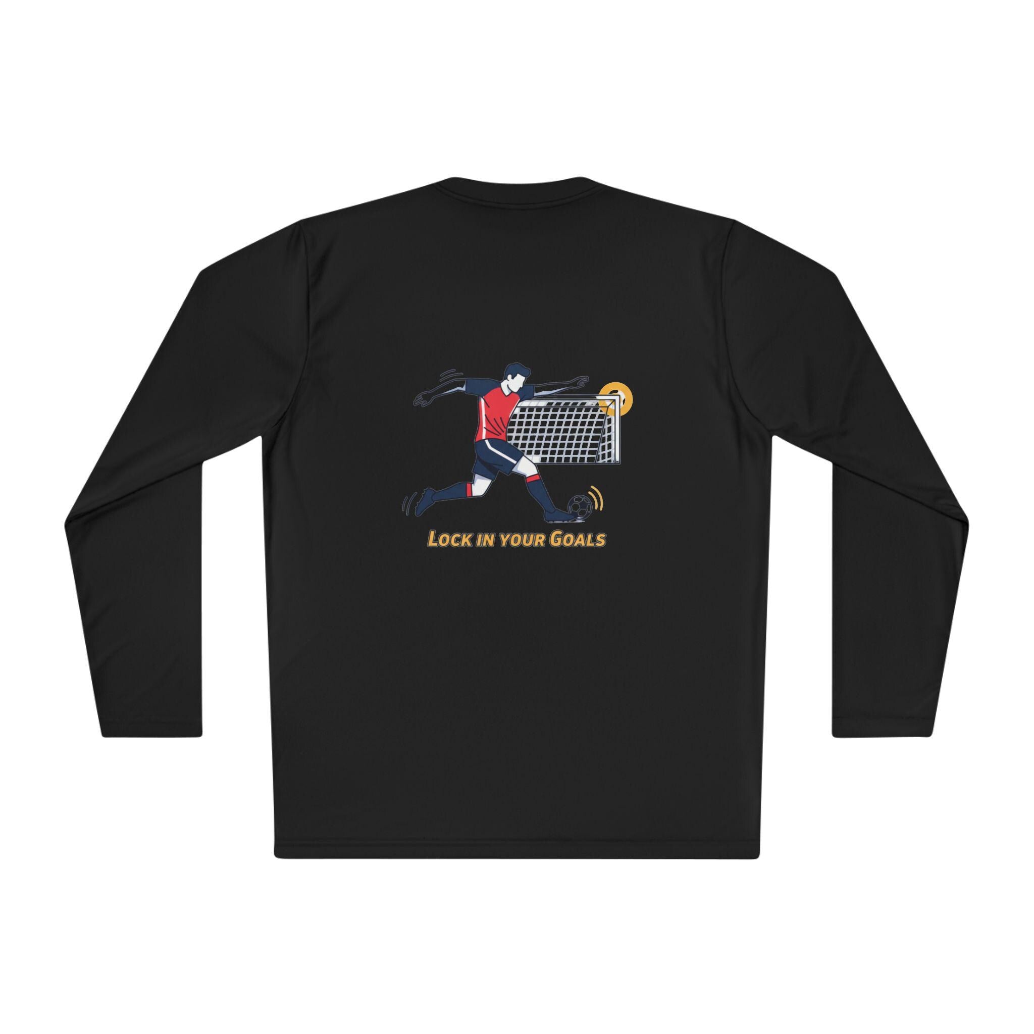 Halfspace Soccer Player Graphic Long Sleeve Tee | Score in Your Goals
