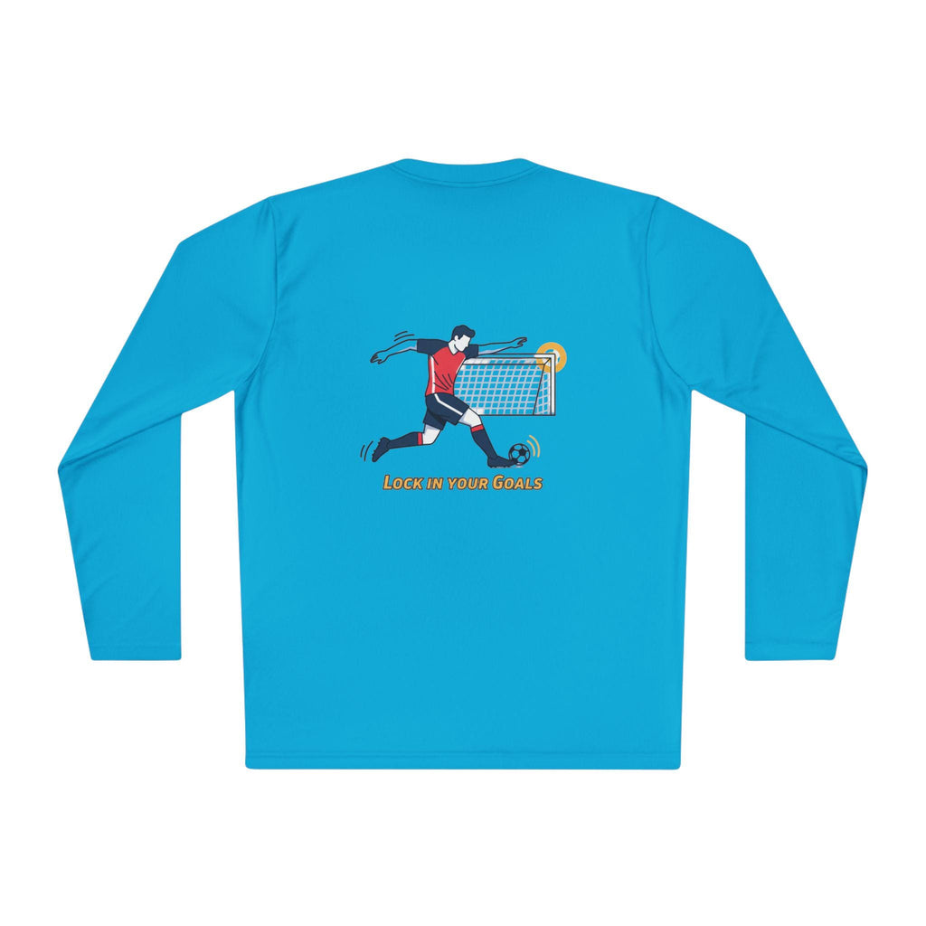 Halfspace Soccer Player Graphic Long Sleeve Tee | Score in Your Goals