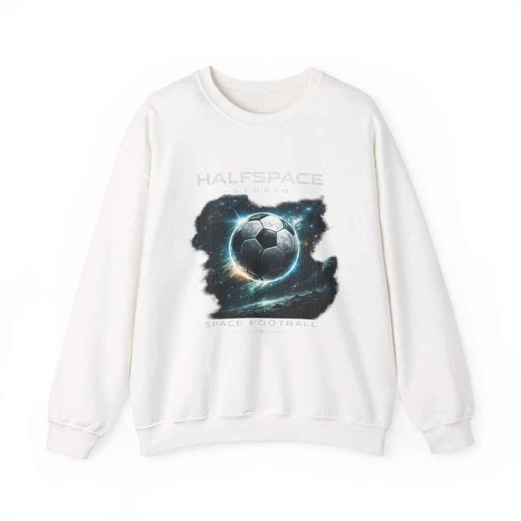 Galactic Soccer Ball Crewneck Sweatshirt | Space Football Graphic