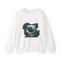Galactic Soccer Ball Crewneck Sweatshirt | Space Football Graphic