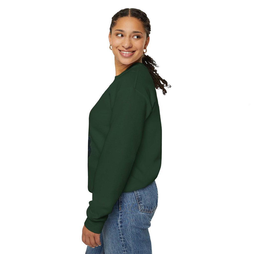 Galactic Soccer Ball Crewneck Sweatshirt | Space Football Graphic