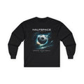 HalfSpace Studio Space Football Long Sleeve Tee | Soccer Planet Graphic-HalfSpace Studio