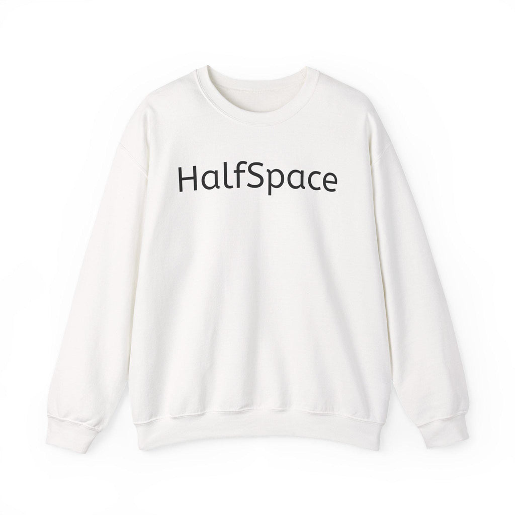 Minimal Streetwear Sweatshirt | HalfSpace Studio Logo | Unisex Football Style | Clean Urban Sweatshirt