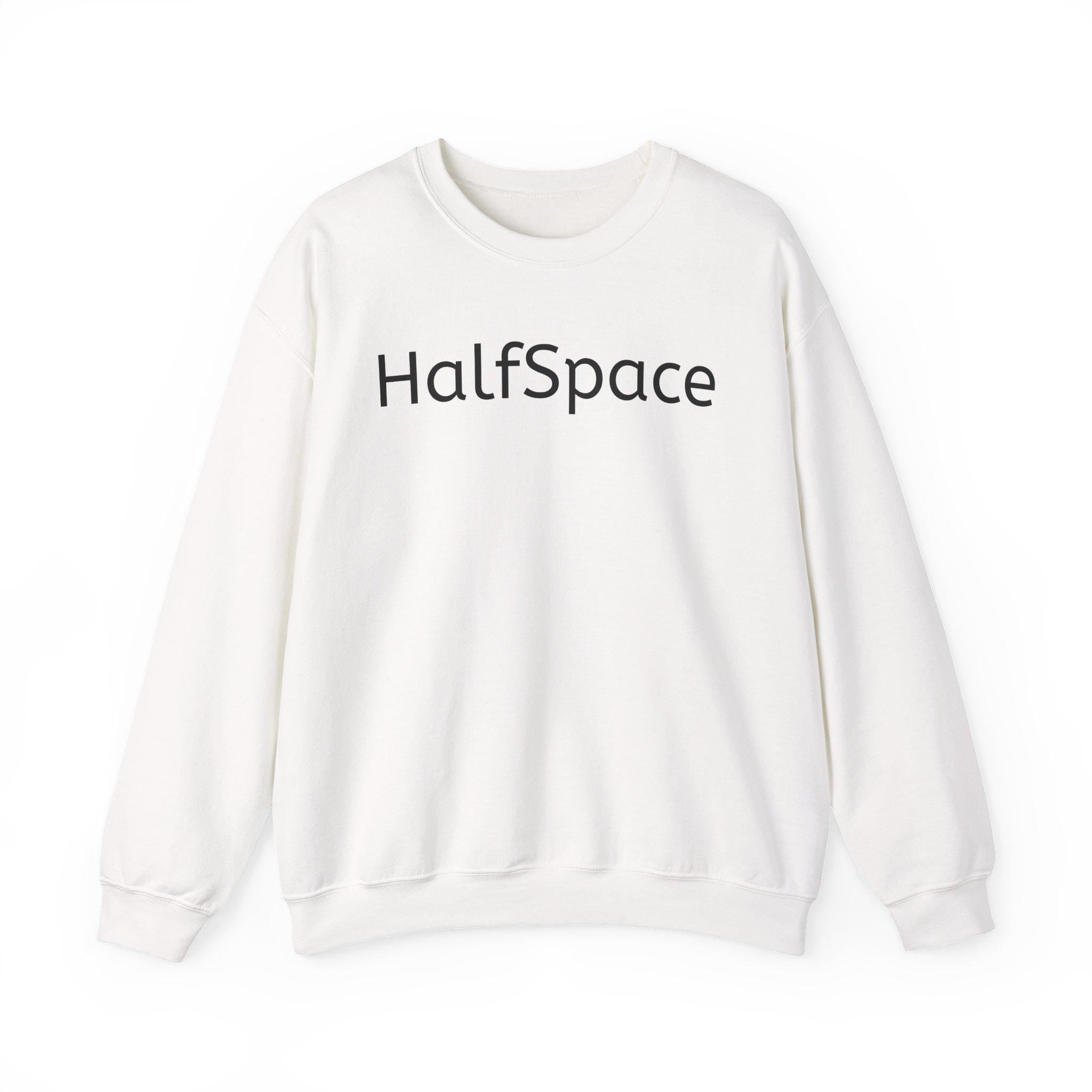 Minimal Streetwear Sweatshirt | HalfSpace Studio Logo | Unisex Football Style | Clean Urban Sweatshirt
