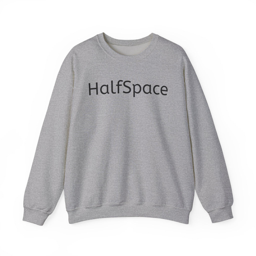 Minimal Streetwear Sweatshirt | HalfSpace Studio Logo | Unisex Football Style | Clean Urban Sweatshirt