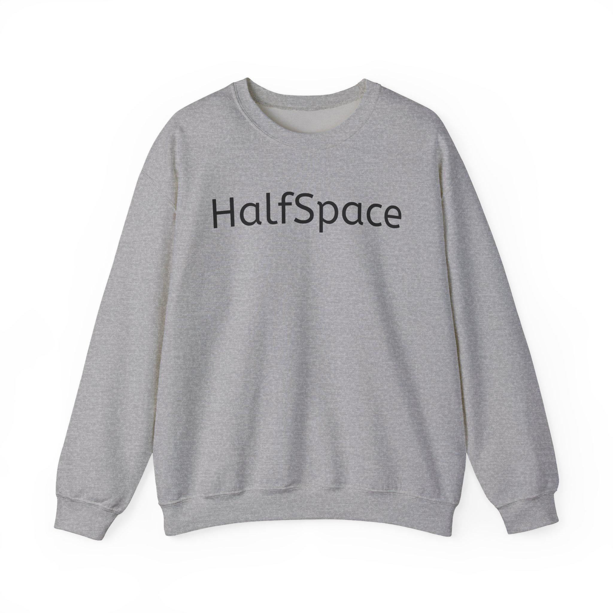 Minimal Streetwear Sweatshirt | HalfSpace Studio Logo | Unisex Football Style | Clean Urban Sweatshirt