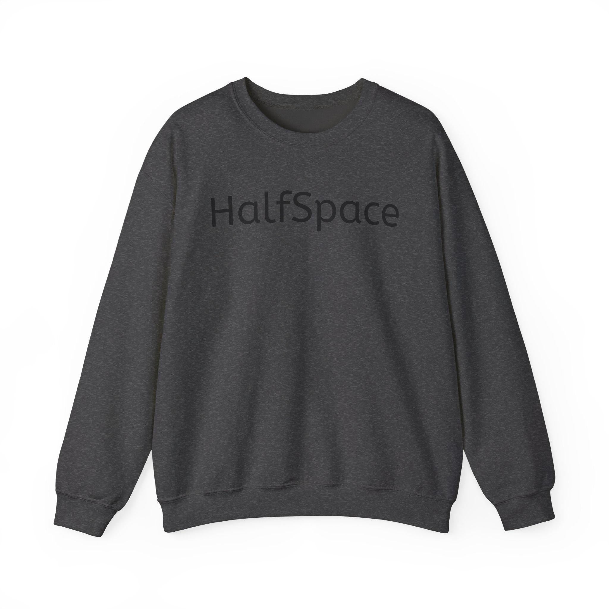 Minimal Streetwear Sweatshirt | HalfSpace Studio Logo | Unisex Football Style | Clean Urban Sweatshirt