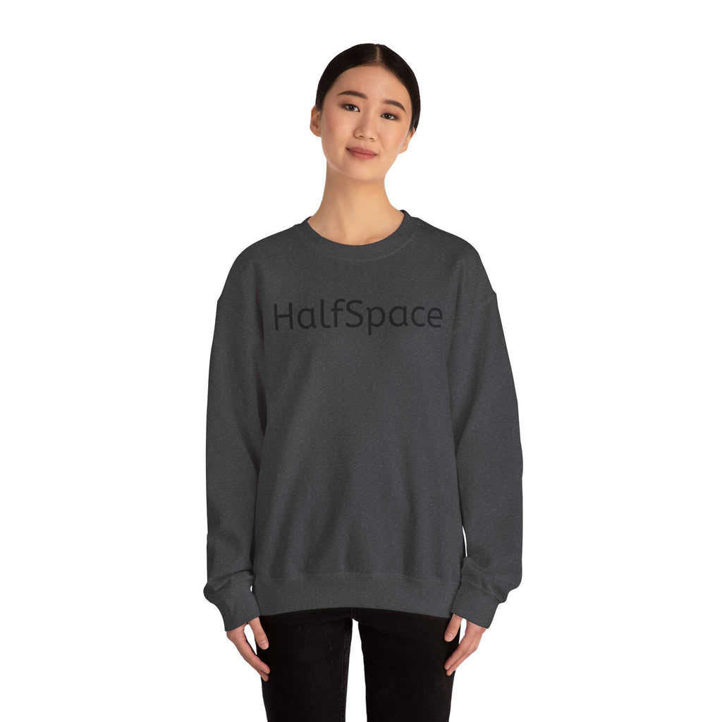 Minimal Streetwear Sweatshirt | HalfSpace Studio Logo | Unisex Football Style | Clean Urban Sweatshirt