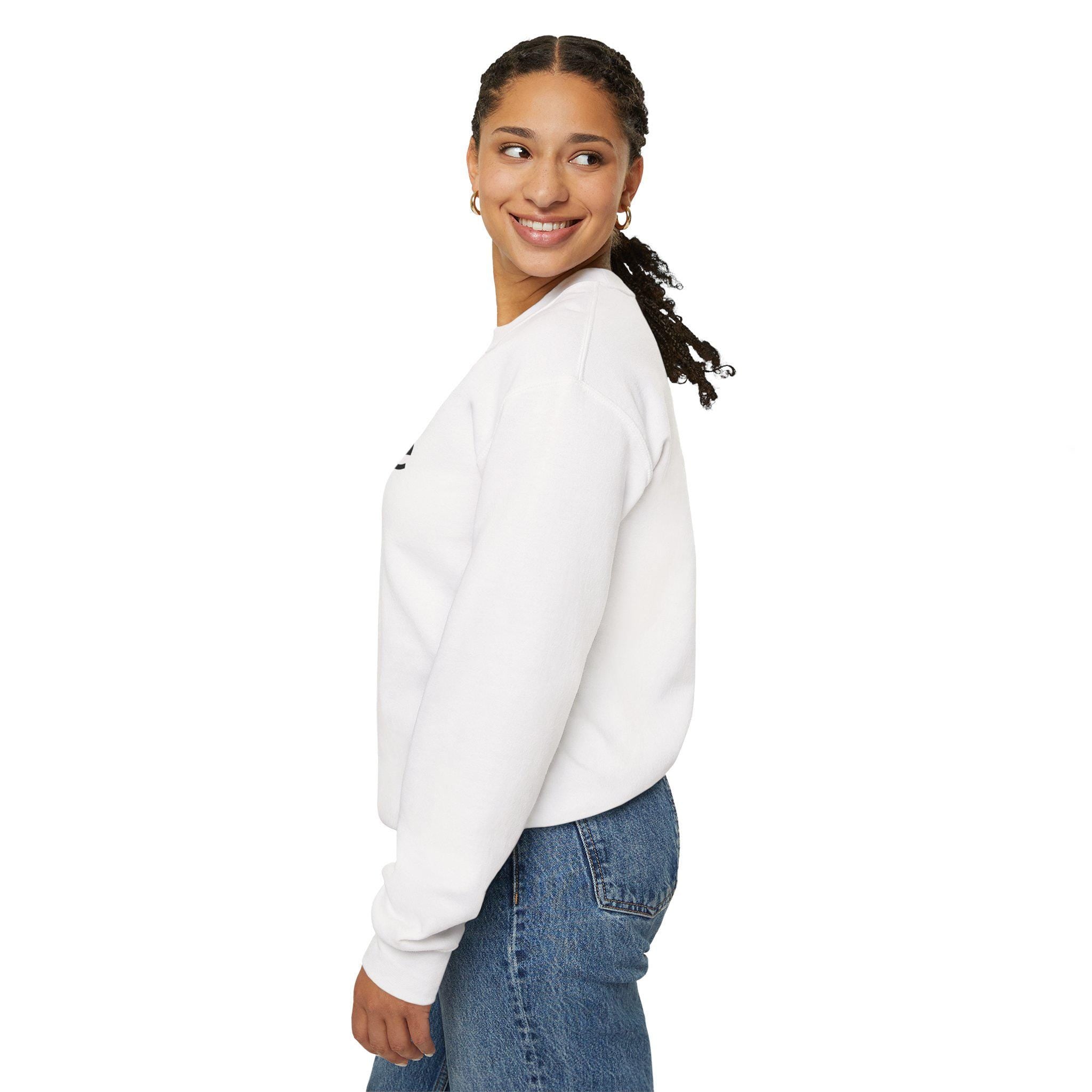 Minimal Streetwear Sweatshirt | HalfSpace Studio Logo | Unisex Football Style | Clean Urban Sweatshirt