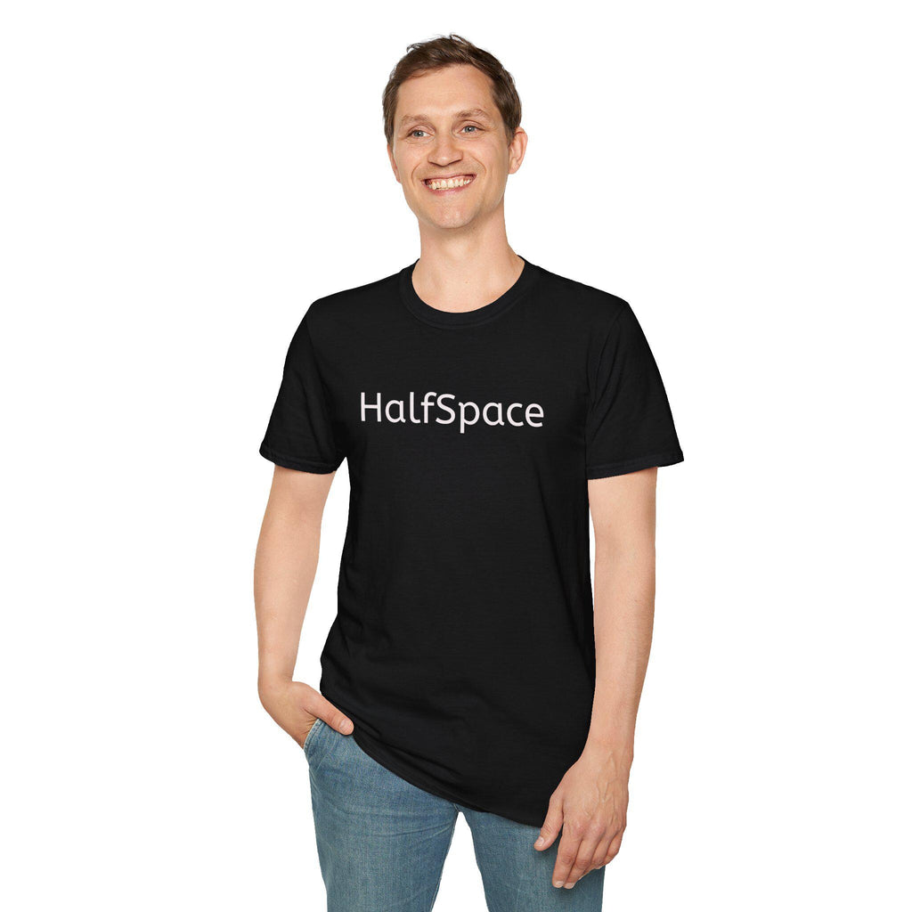 HalfSpace Logo T-Shirt | Minimalist Brand Graphic Tee | Soft Cotton Streetwear