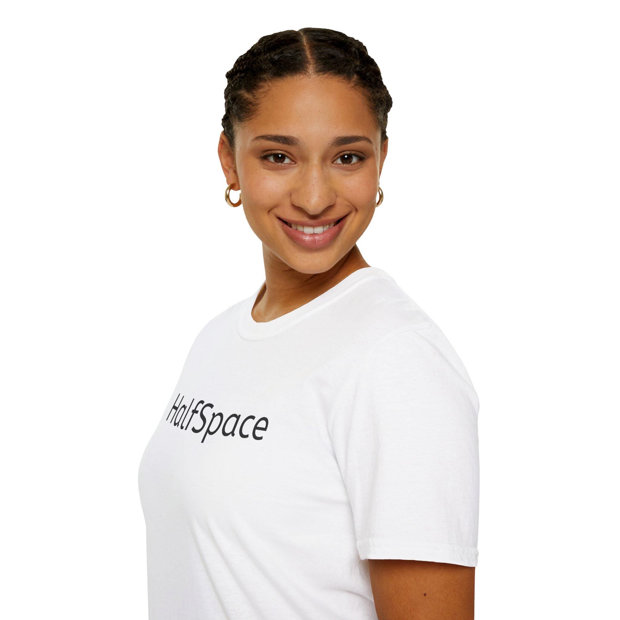 HalfSpace Logo T-Shirt | Minimalist Brand Graphic Tee | Soft Cotton Streetwear