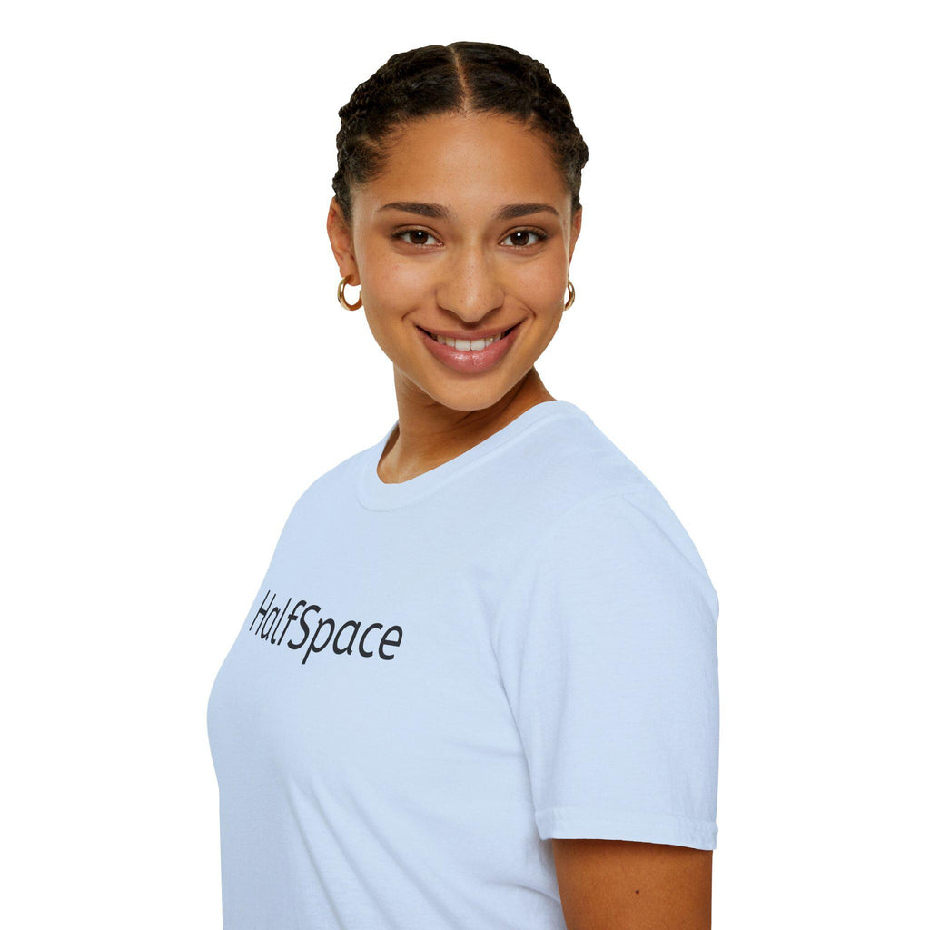 HalfSpace Logo T-Shirt | Minimalist Brand Graphic Tee | Soft Cotton Streetwear